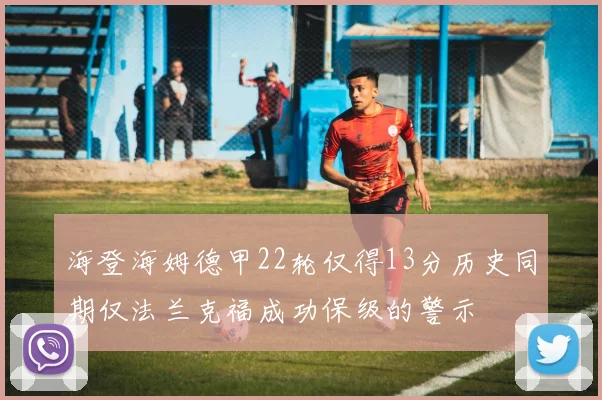 海登海姆德甲22轮仅得13分历史同期仅法兰克福成功保级的警示